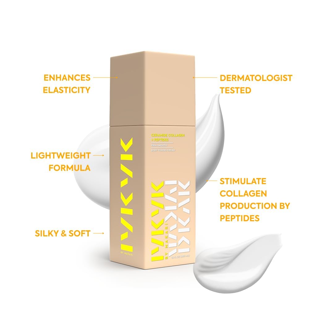 Makari IYKYK ceramide collagen body lotion texture close-up