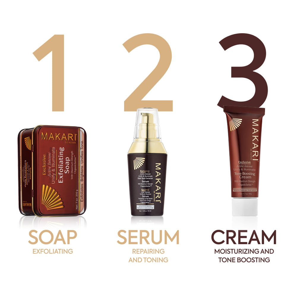 MAKARI licorice-extract skin-brightening benefits shown.