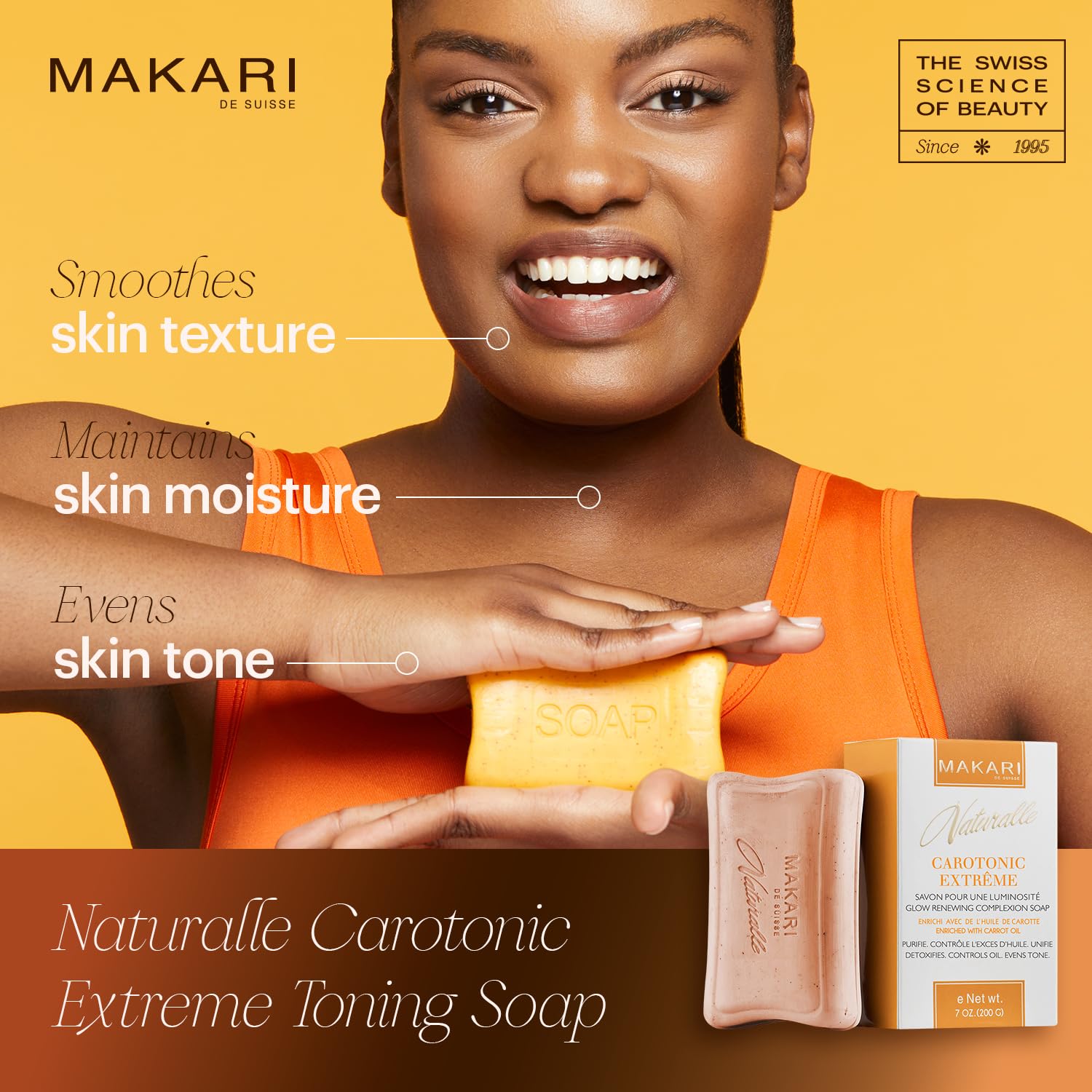 Makari Naturalle cleansing bar lather demonstrates rich foam for daily use.