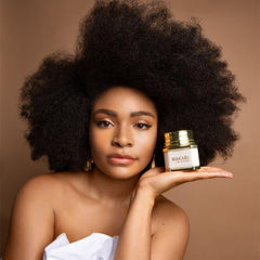 Makari Night Radiance packaging highlights vegan, cruelty-free skincare.
