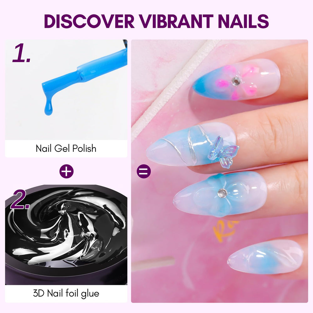 Makartt 3D nail art gel deposits thick, non-ropey texture.