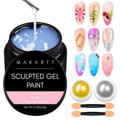 Makartt 3D gel bottle application for smooth, precise sculpting.