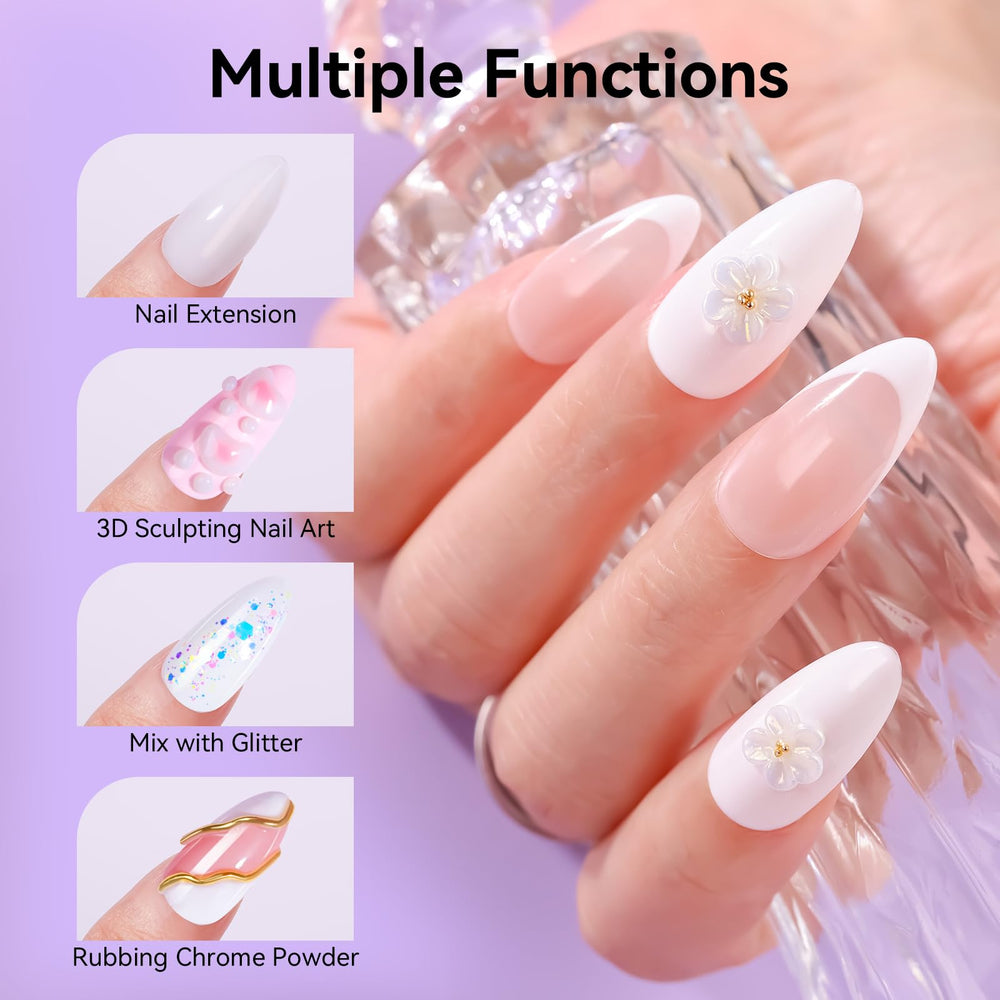 Makartt 3D gel application on nails for extensions and sculpting