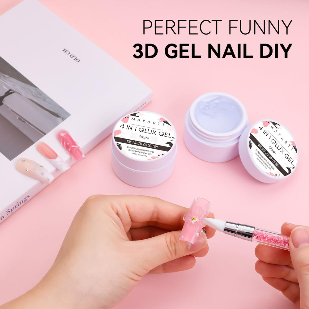 Makartt 3D gel extension application for durable nail length