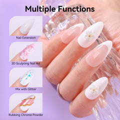 Makartt 3D gel application on nails for extensions and sculpting