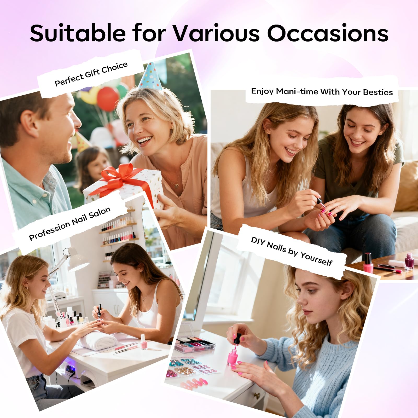 Makartt 3D Gel Nail Art durable up to 28 days under UV/LED.