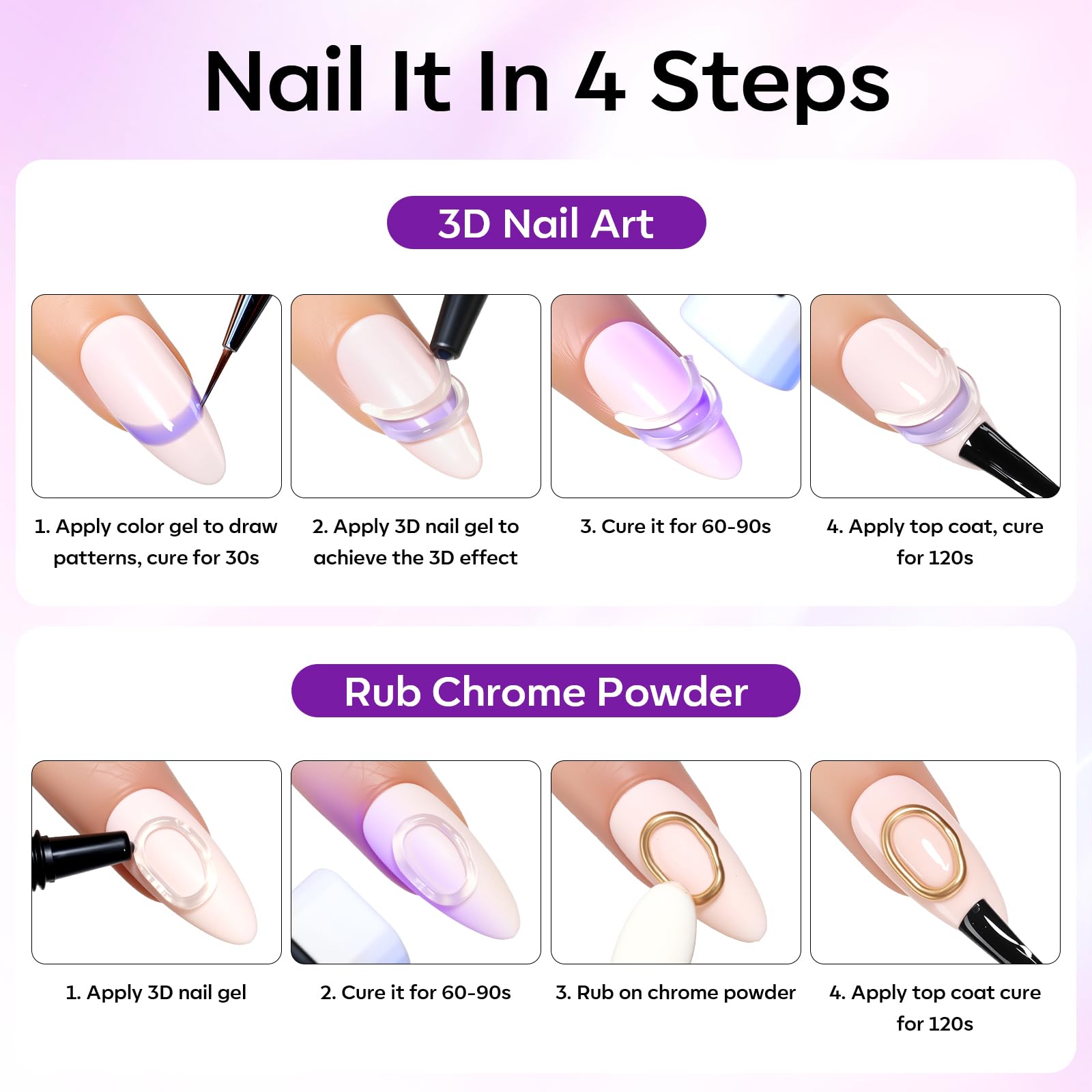 Makartt 3D Gel Nail Art gift-ready set for nail lovers.