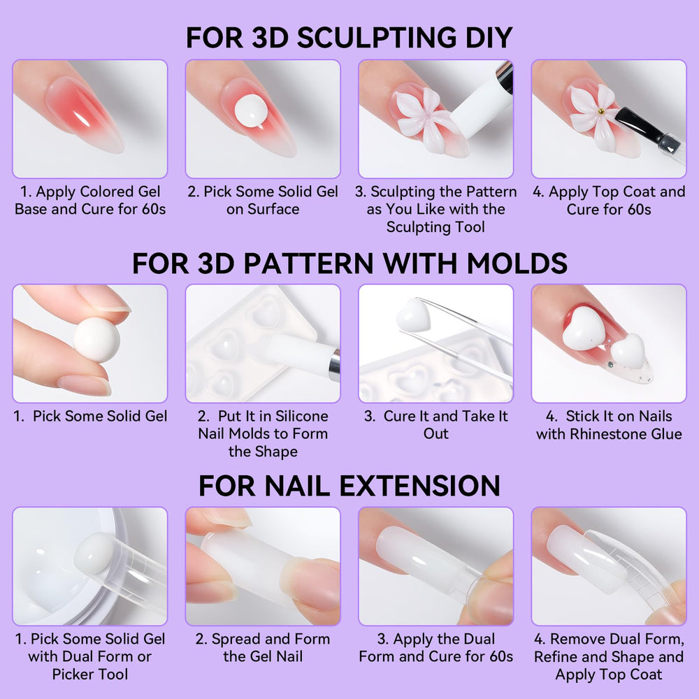 Makartt easy removal file tip helps cleanly remove gel without harming nails.