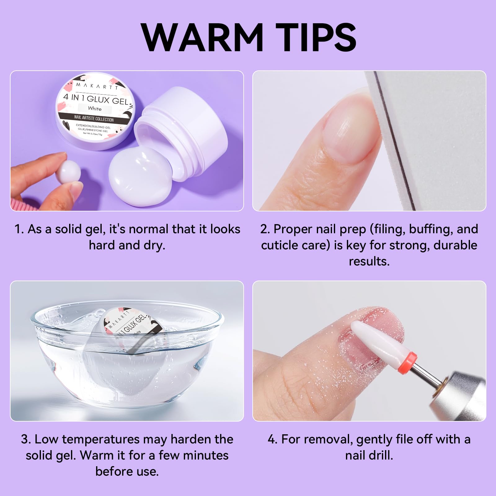 Makartt lightweight gel kit enables long-lasting manicures with flexible wear.