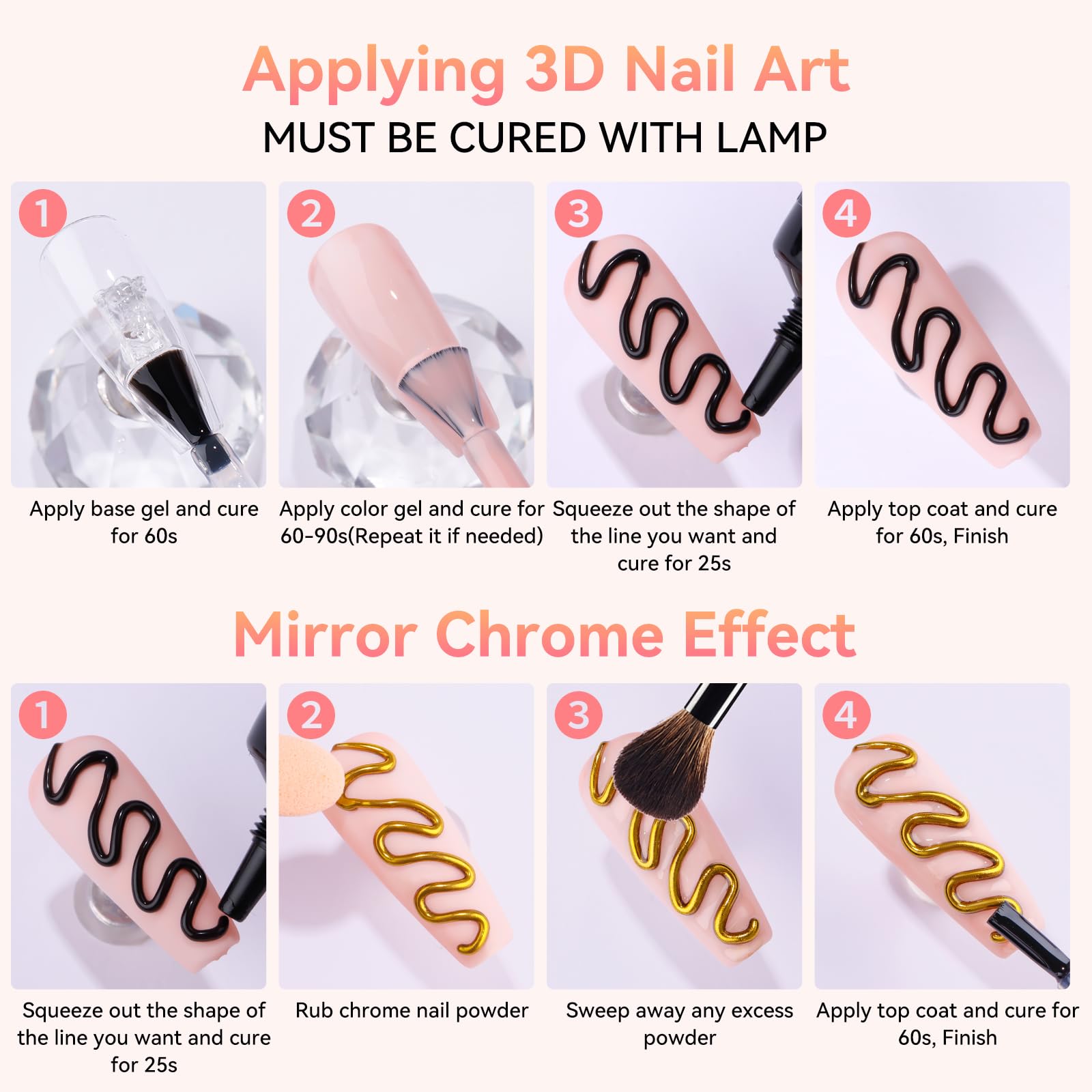 Makartt 3D gel no-wipe formula for efficient manicure sessions.