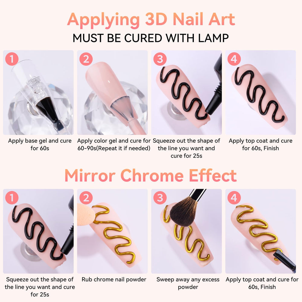 Makartt 3D gel no-wipe formula for efficient manicure sessions.