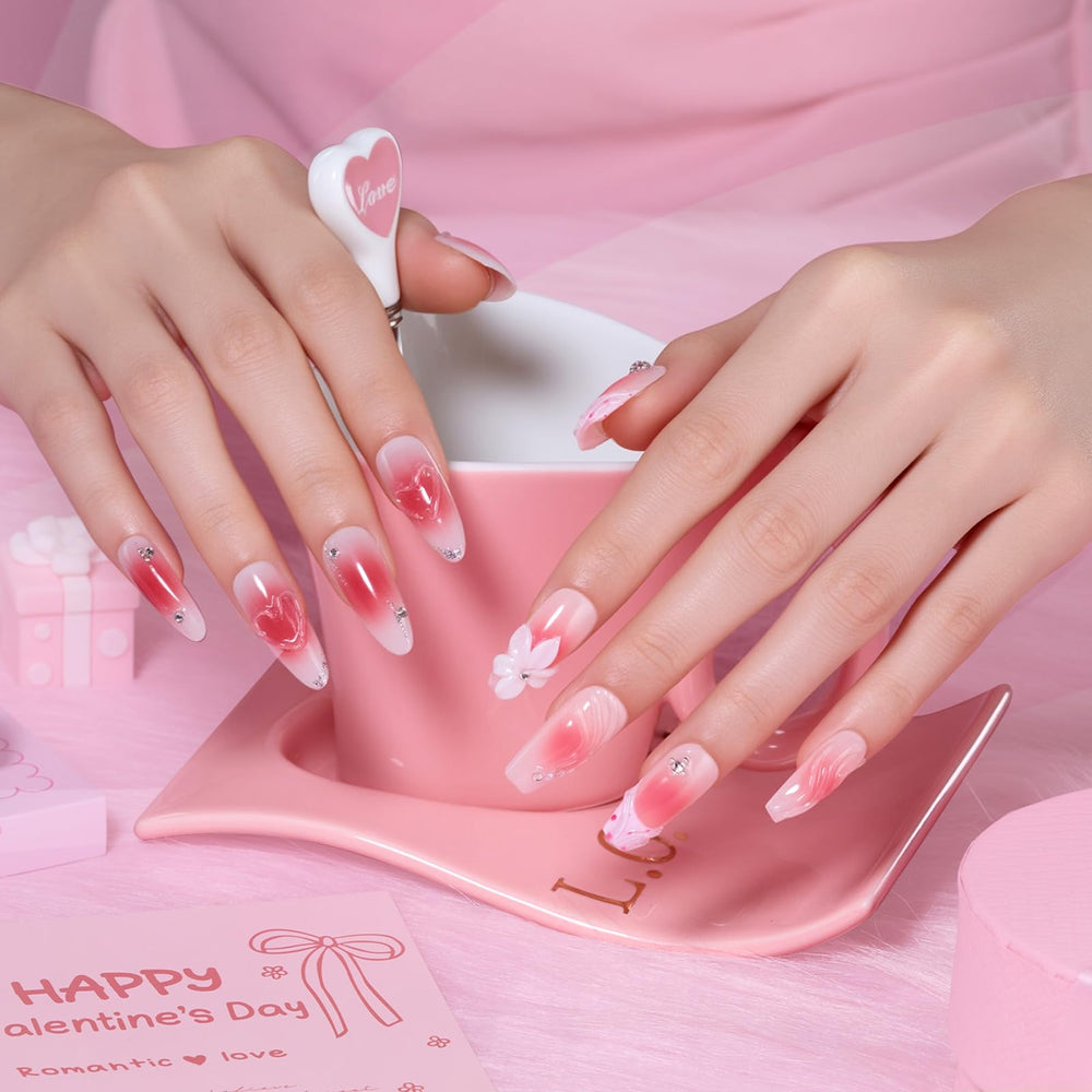 Makartt 3D gel nail art rhinestone glue doubles as gem adhesive.