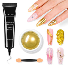 Makartt 3D gel nail glue for precise 3D designs on nails
