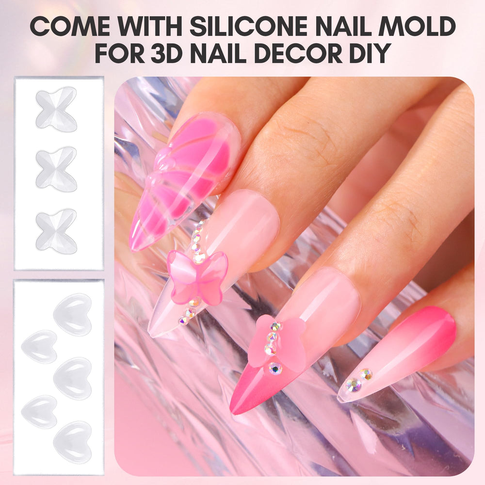 Strong, lasting adhesion for tips and press-ons up to weeks.