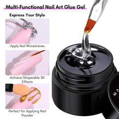 Makartt 3D stone adhesive helps secure gems on various surfaces