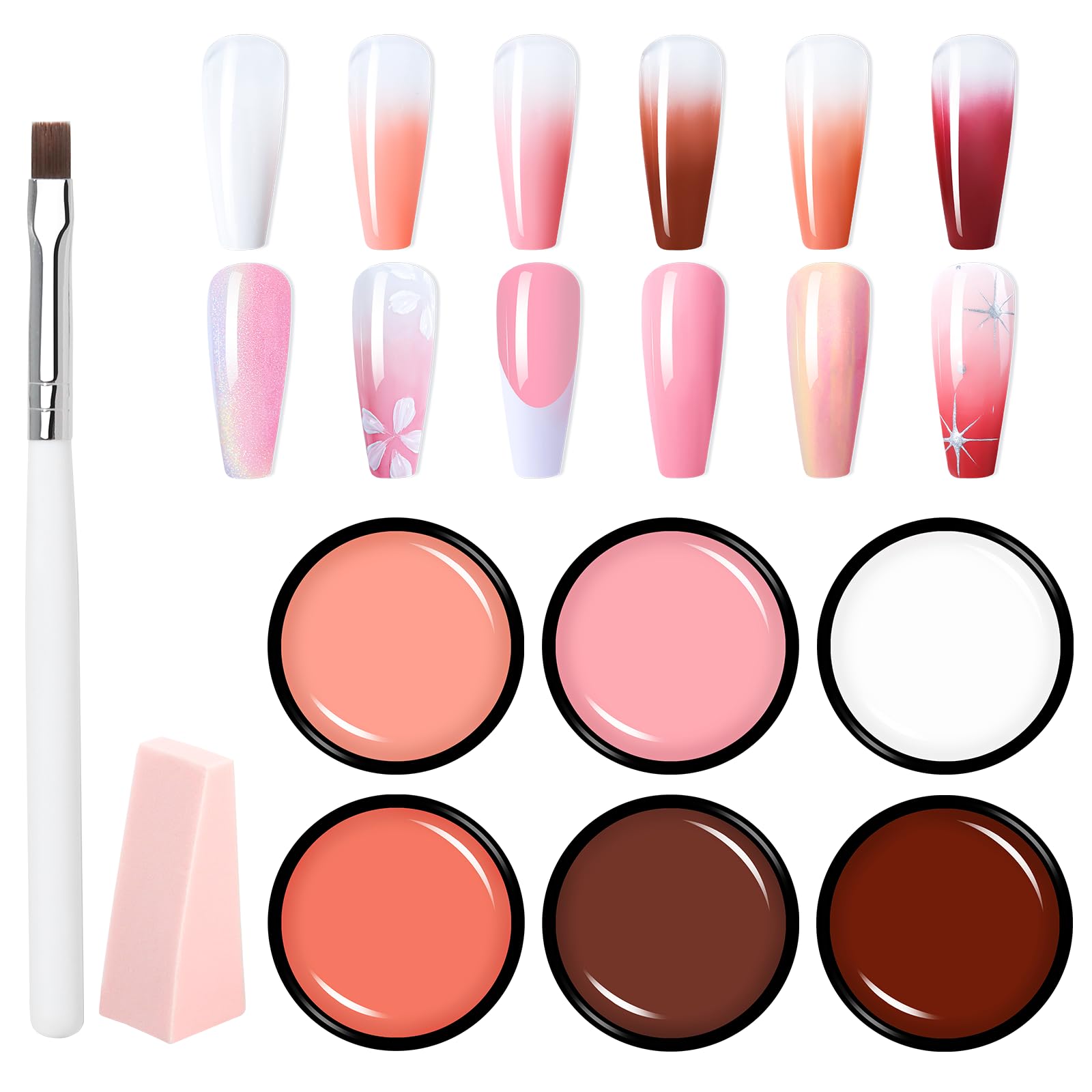 Makartt at-home manicure setup using an all-in-one kit.