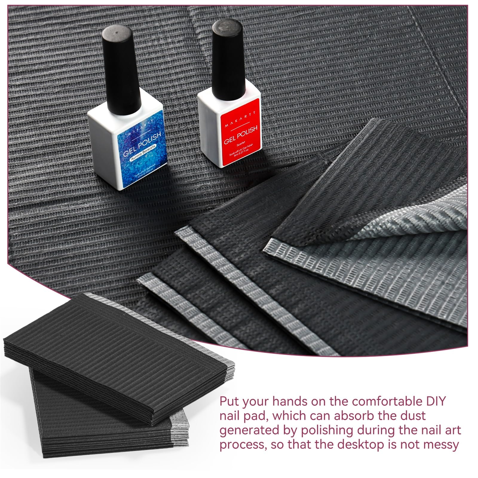 Makartt nail art mats suitable for tattoo sessions and beauty treatments.