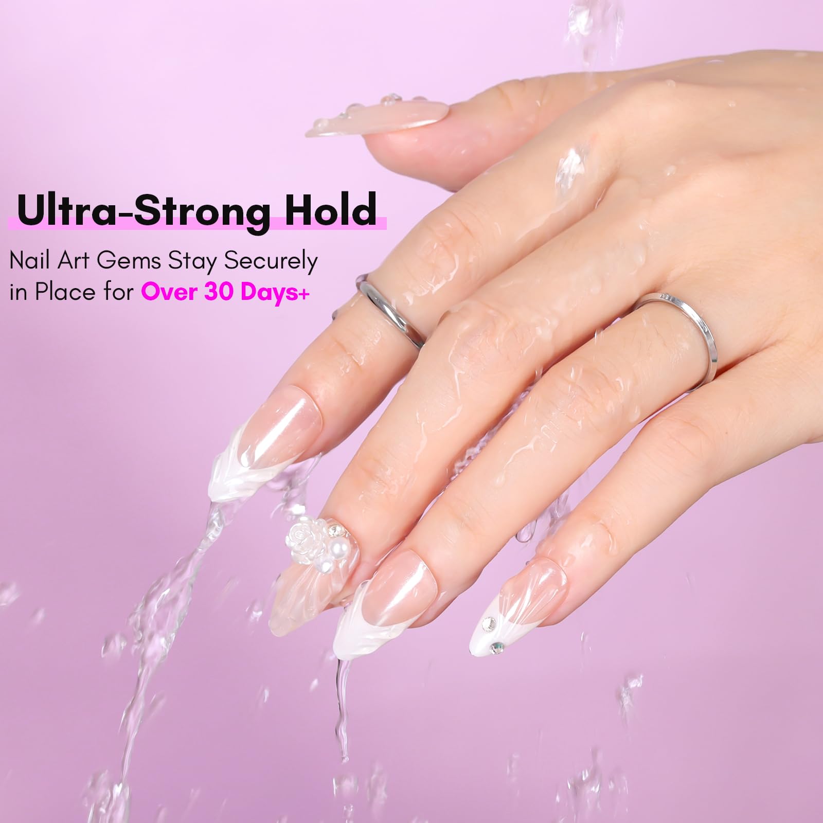 Makartt brush pen for nail art enables precise glue application