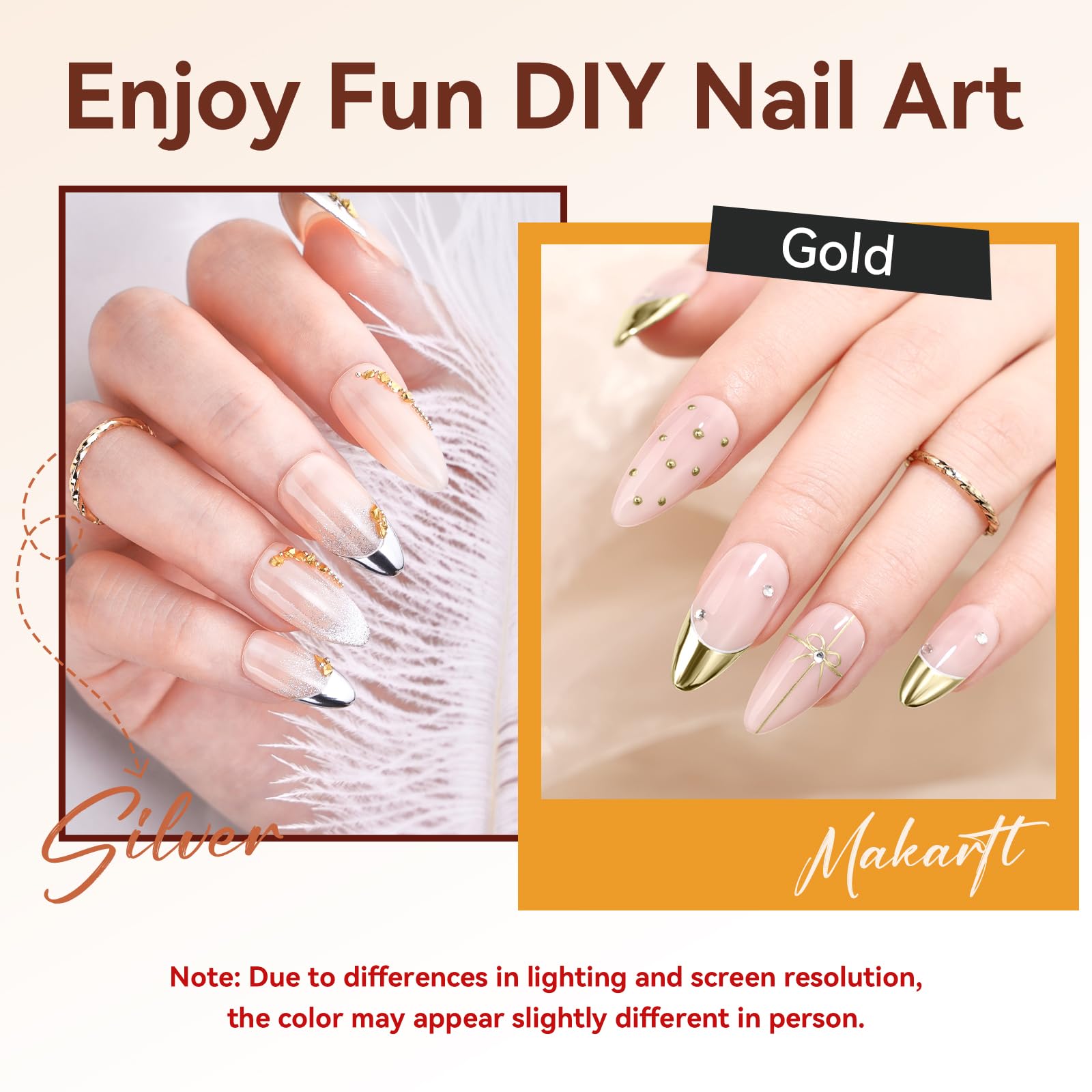 Makartt chrome gel enables lines, dots, and patterns for DIY art.