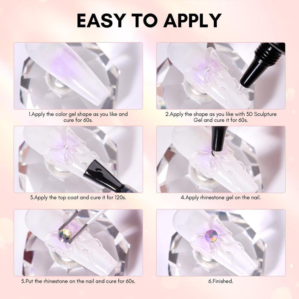 Makartt compact gel kit layout with controlled squeeze and clean use