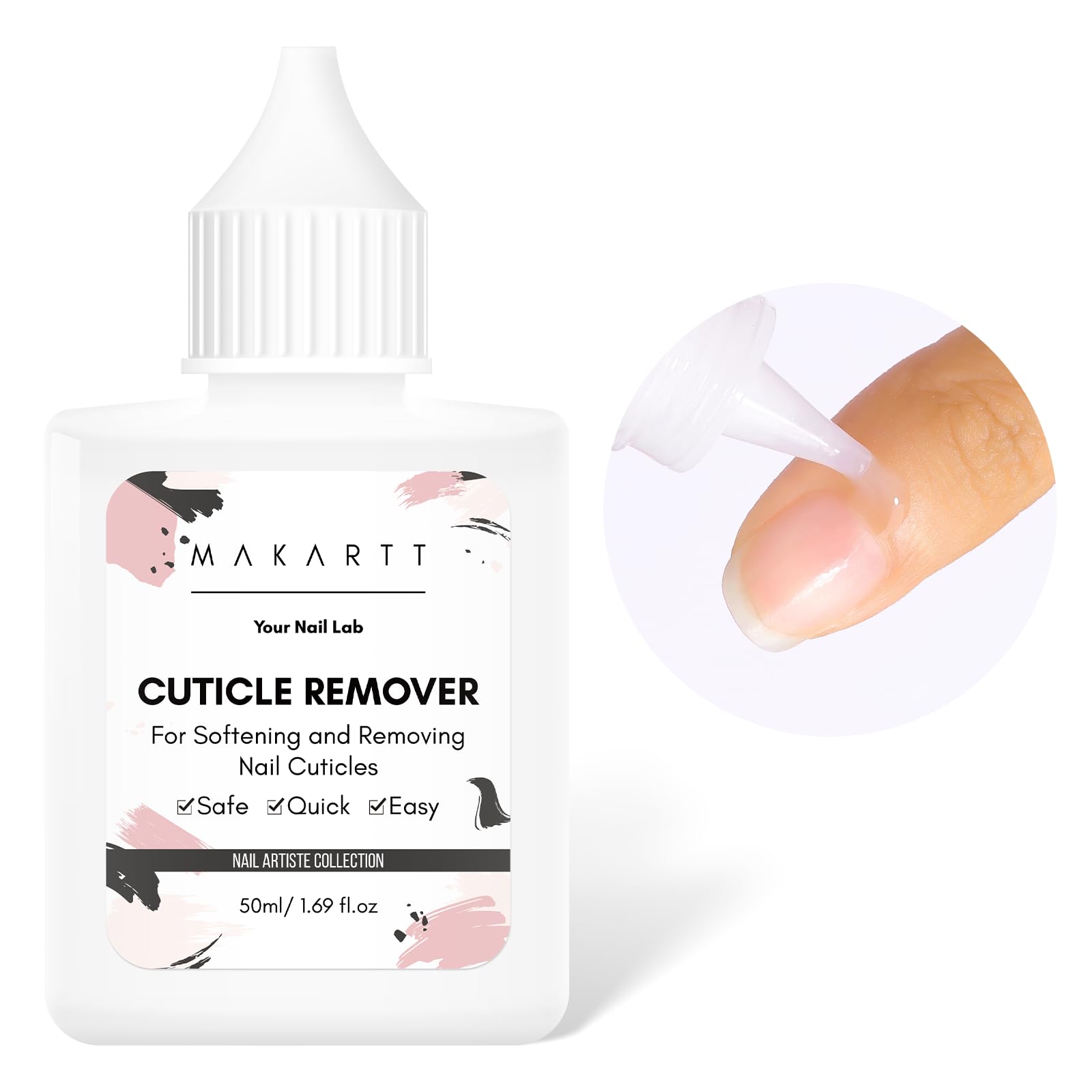 Makartt Cuticle Remover Liquid supports professional and beginner nail care.