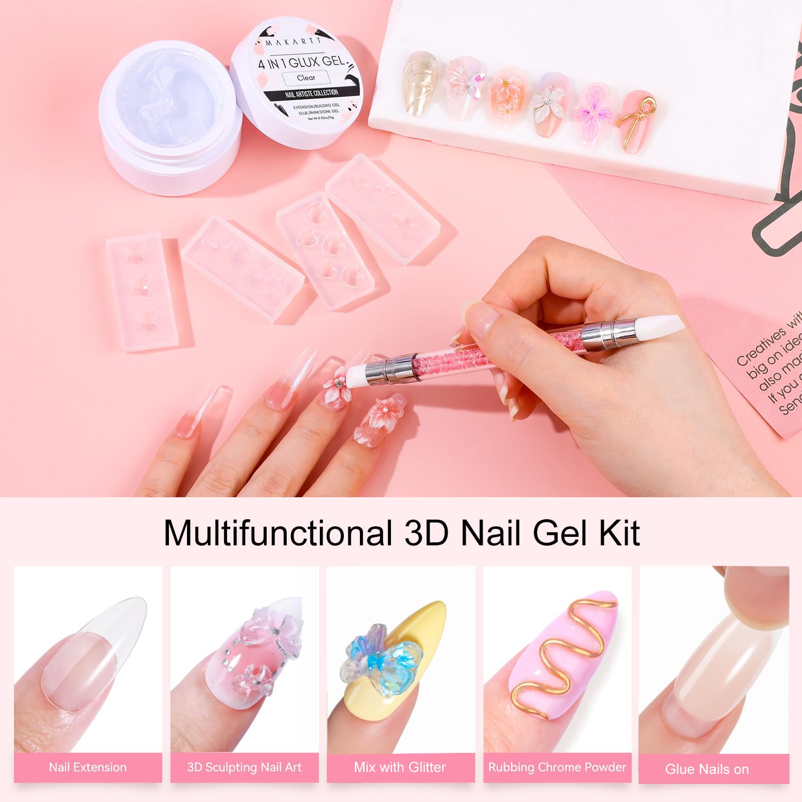 Makartt dual-end sculpting pen for precise 3D shapes