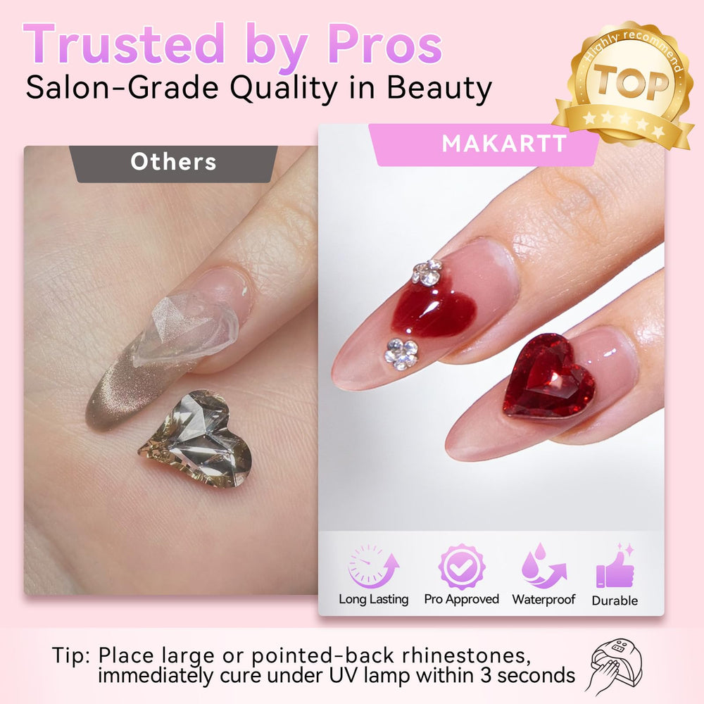 Makartt mess-free tube design enables clean nail art application