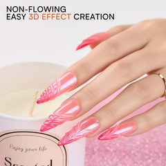 Makartt eyeshadow stick chrome tool for easy metallic accents.