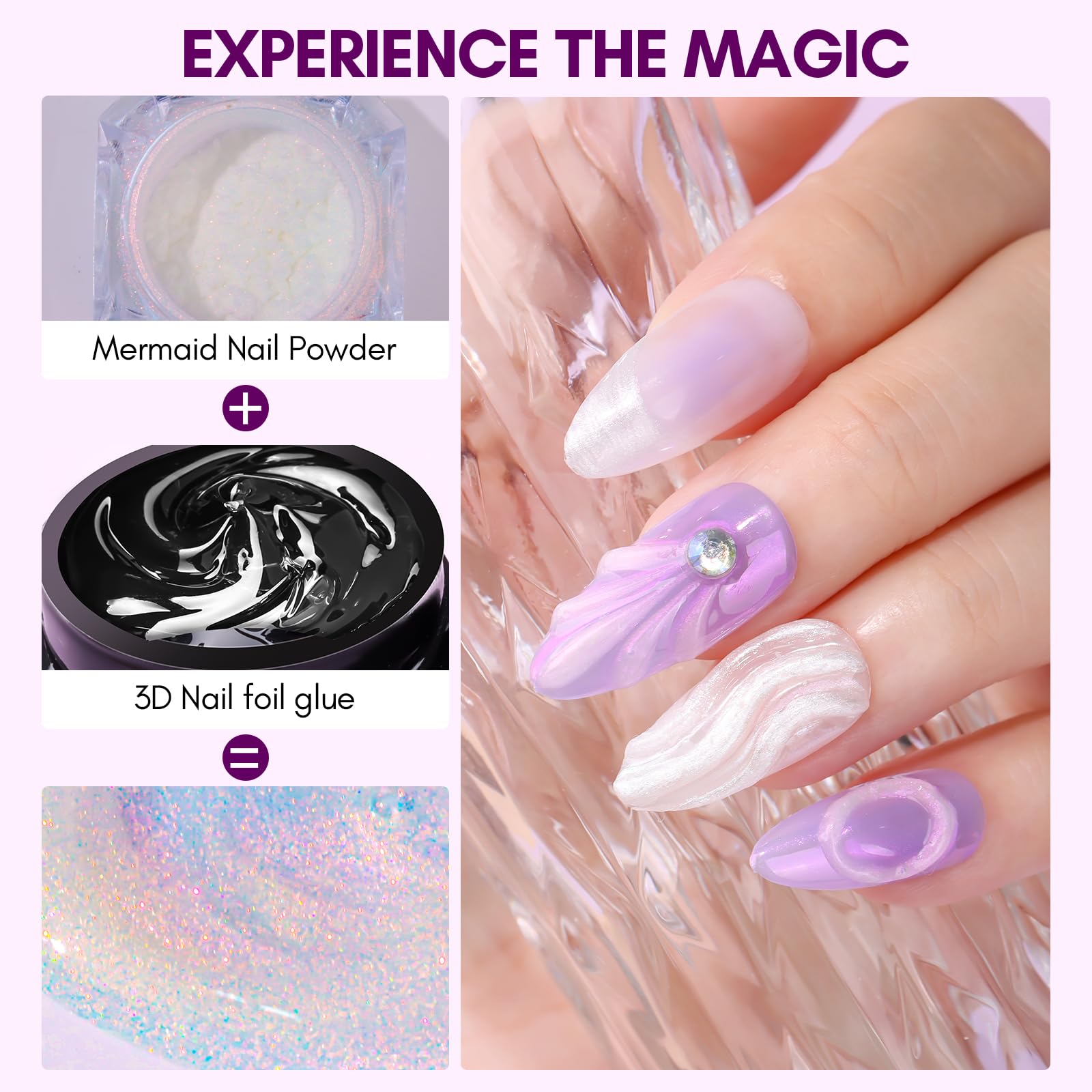 Makartt foil transfer gel cures under UV lamp for durable results.
