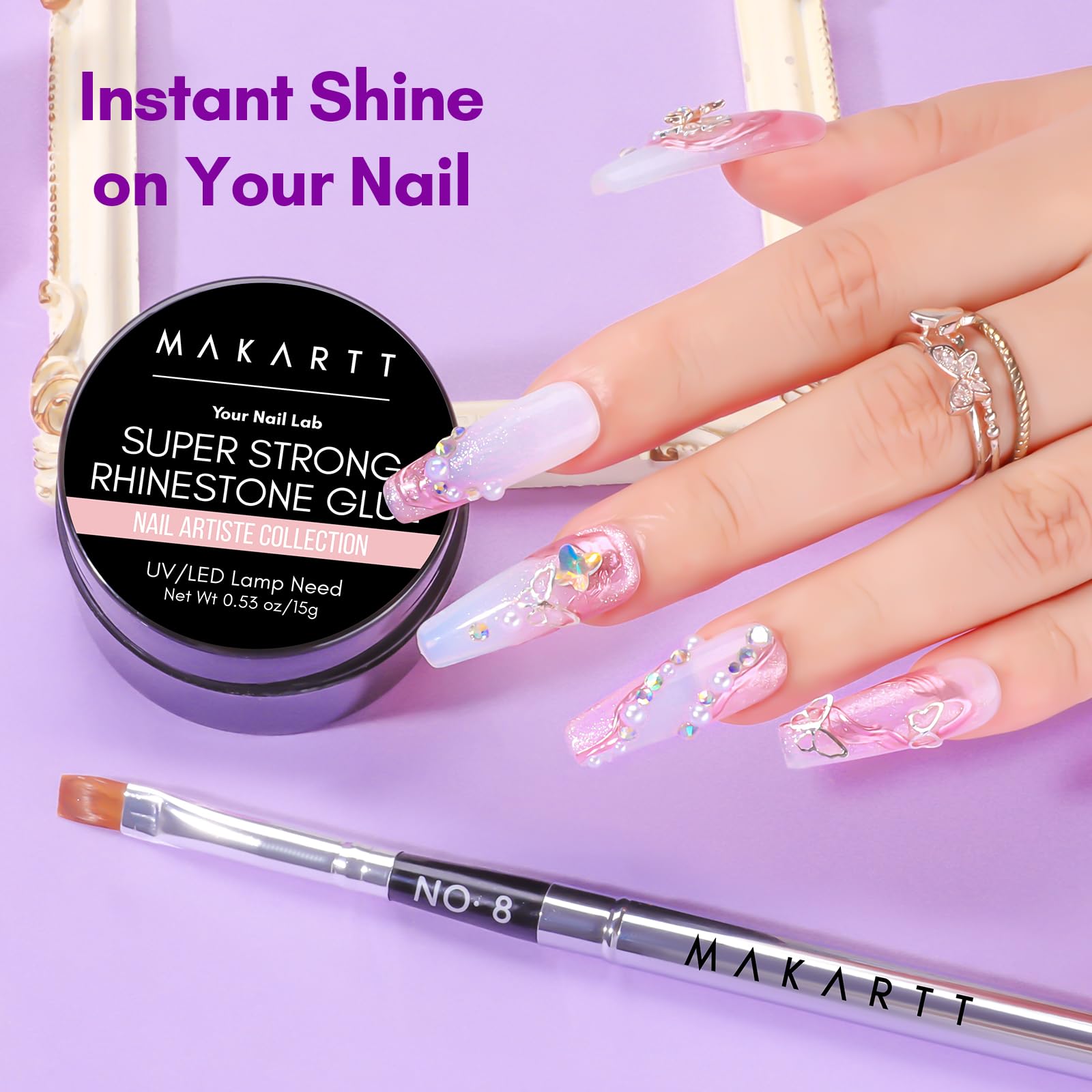 Makartt gap-fill tips reminder for large or non-flat stones.