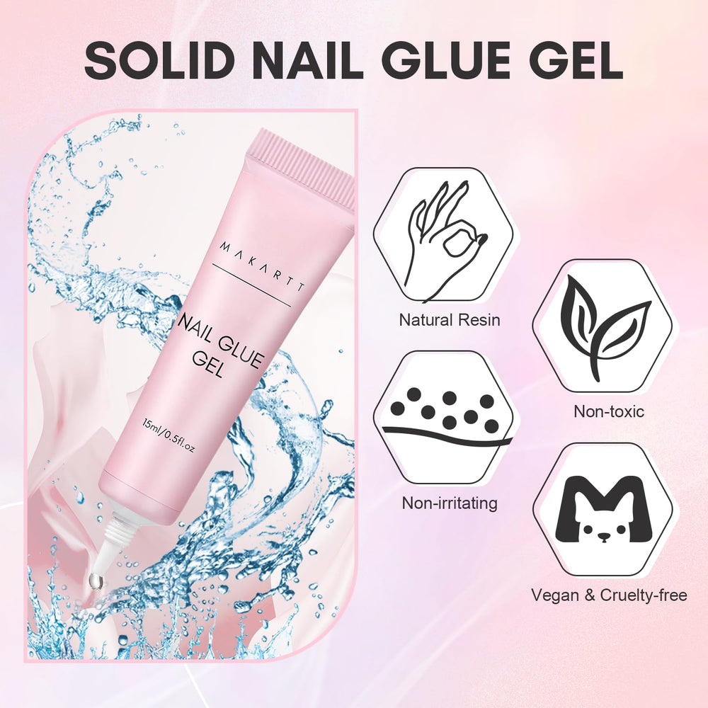 Makartt Gel Nail Glue offers a smooth, reliable finish for nails.