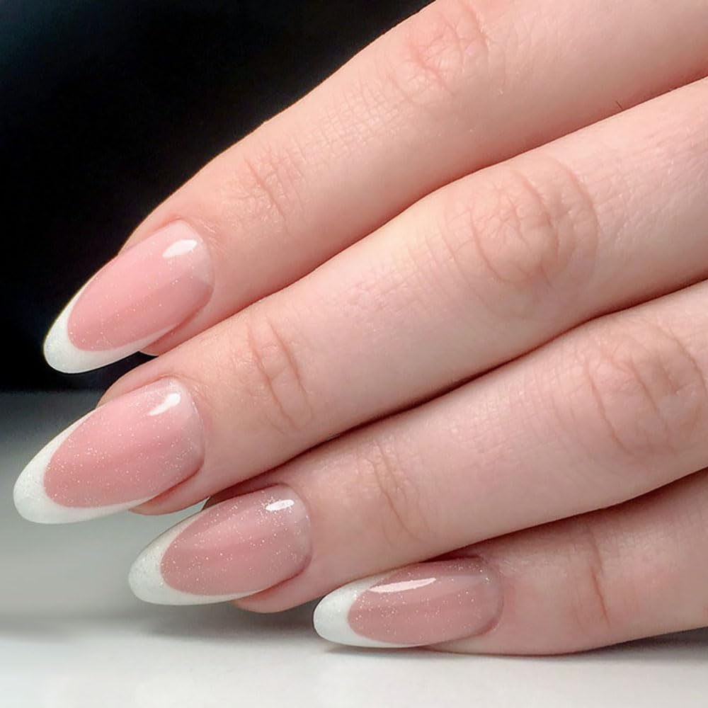Makartt Gel Nail Overlay on natural nails protects and adds shine