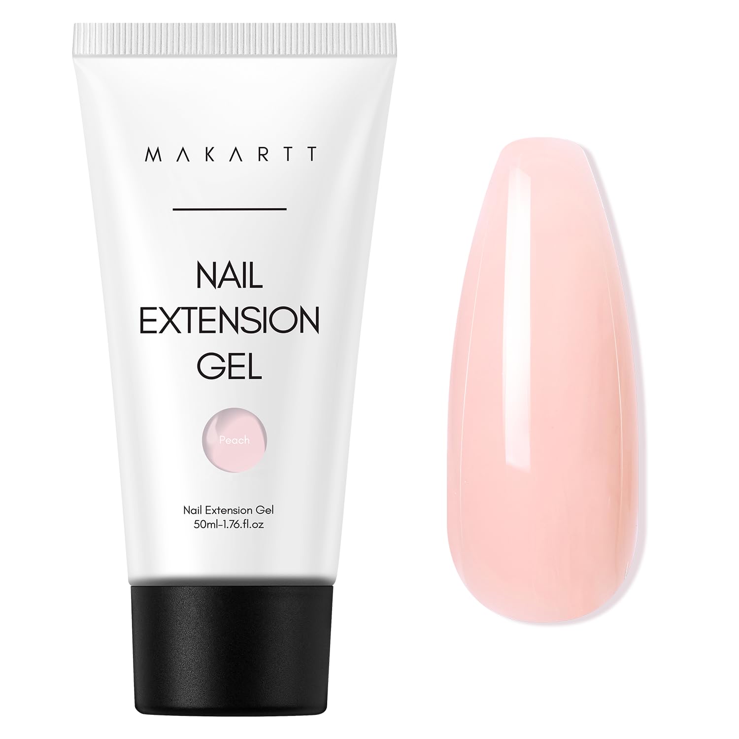 Makartt HEMA-free poly nail gel 50ml tube for durable extensions.