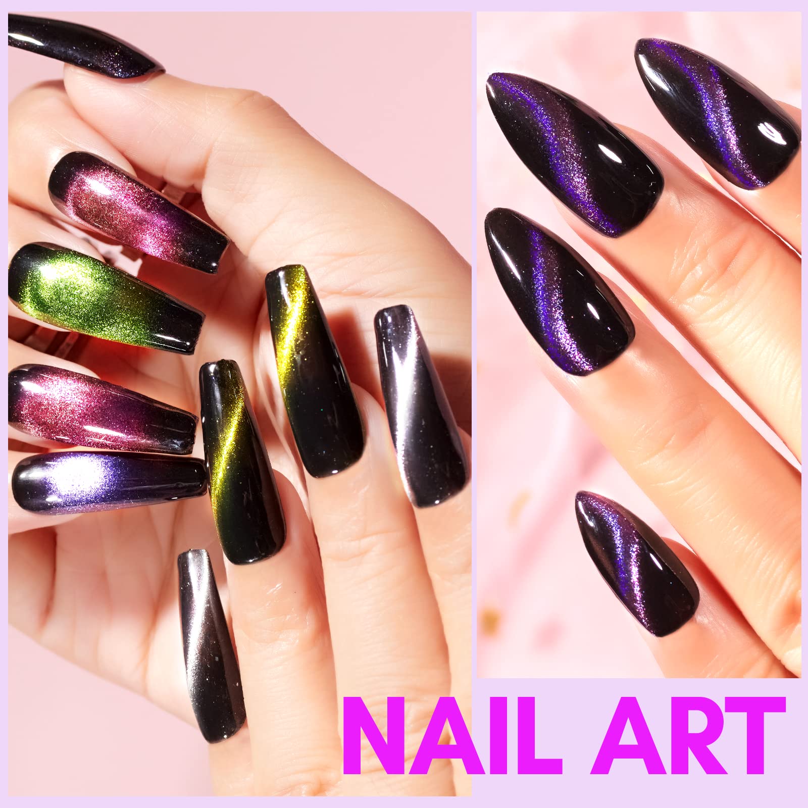 Makartt magnet stick helps create precise cat-eye designs.