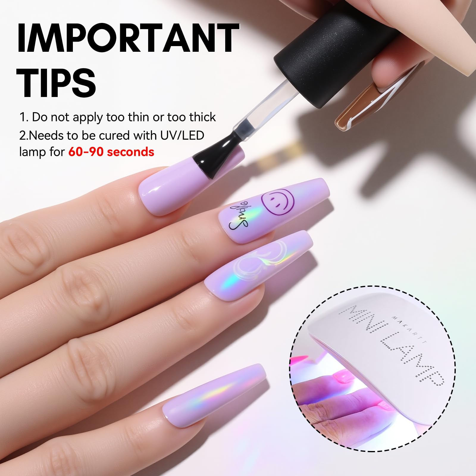 Makartt Matte Top Coat ideal for DIY and professional salon use.
