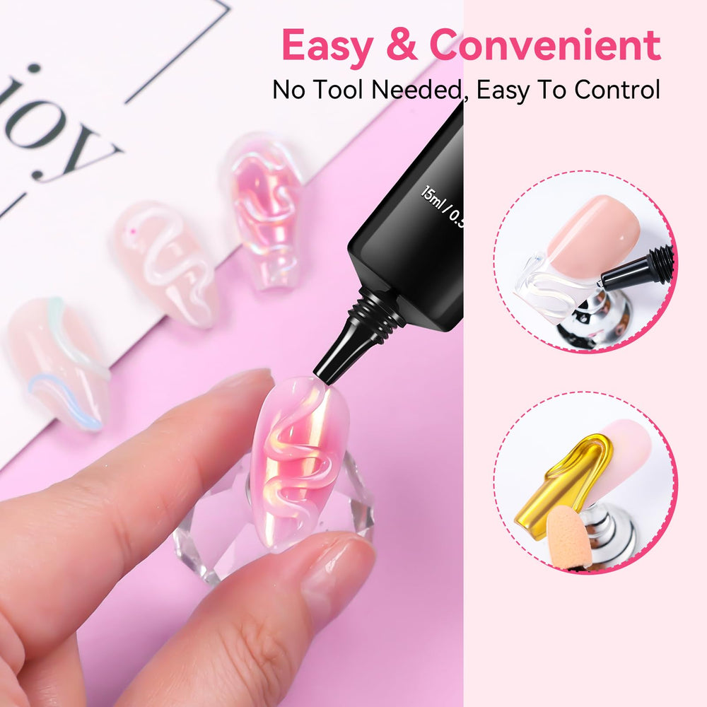 Makartt molding gel needle-tube enables precise embossed art