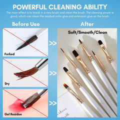 Makartt multi-function brush cleaner designed for cleaning and conditioning brushes.