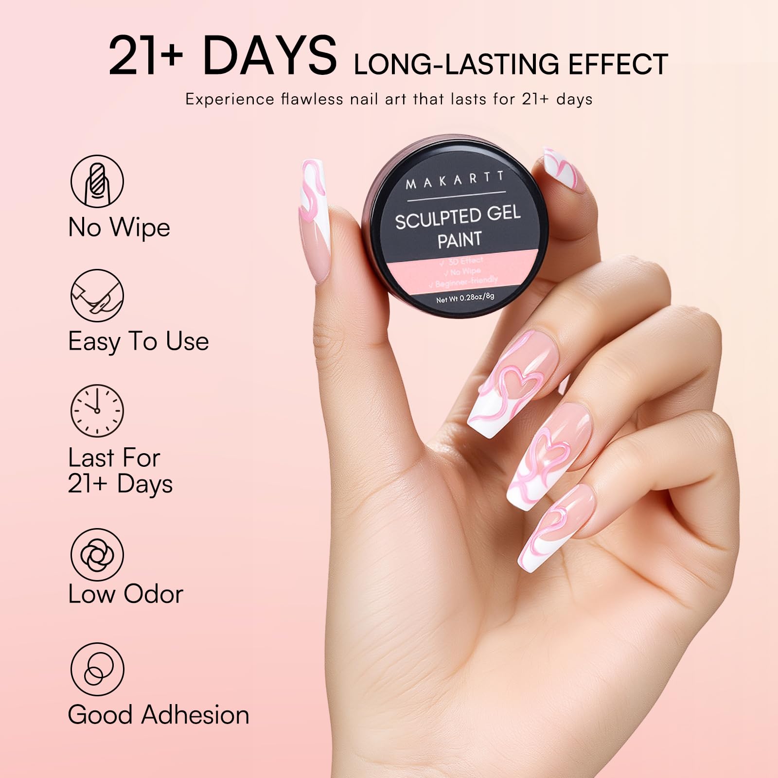 Makartt nail art gems attachment for small, secure embellishments.