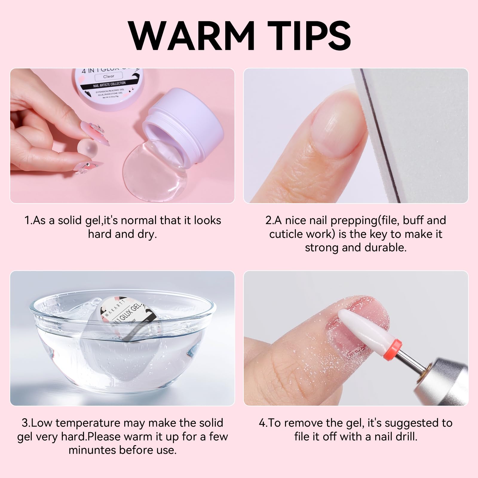 Makartt removal and fill workflow for nails