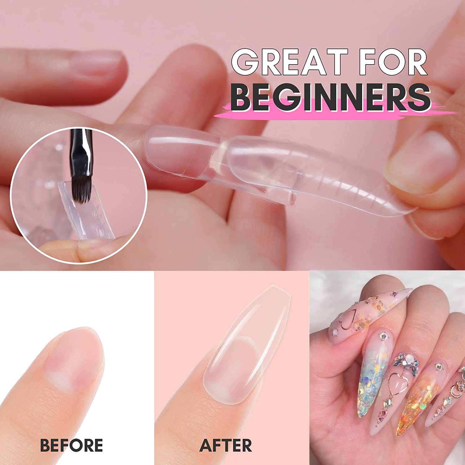 Makartt all-in-one kit simplifies home nail projects with creative freedom.