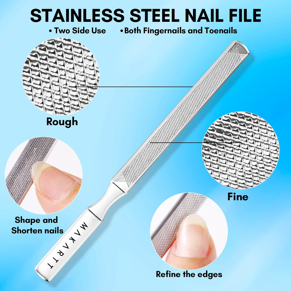 Makartt nail cuticle pushers push back cuticles safely
