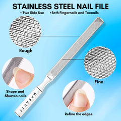 Makartt nail cuticle pushers push back cuticles safely