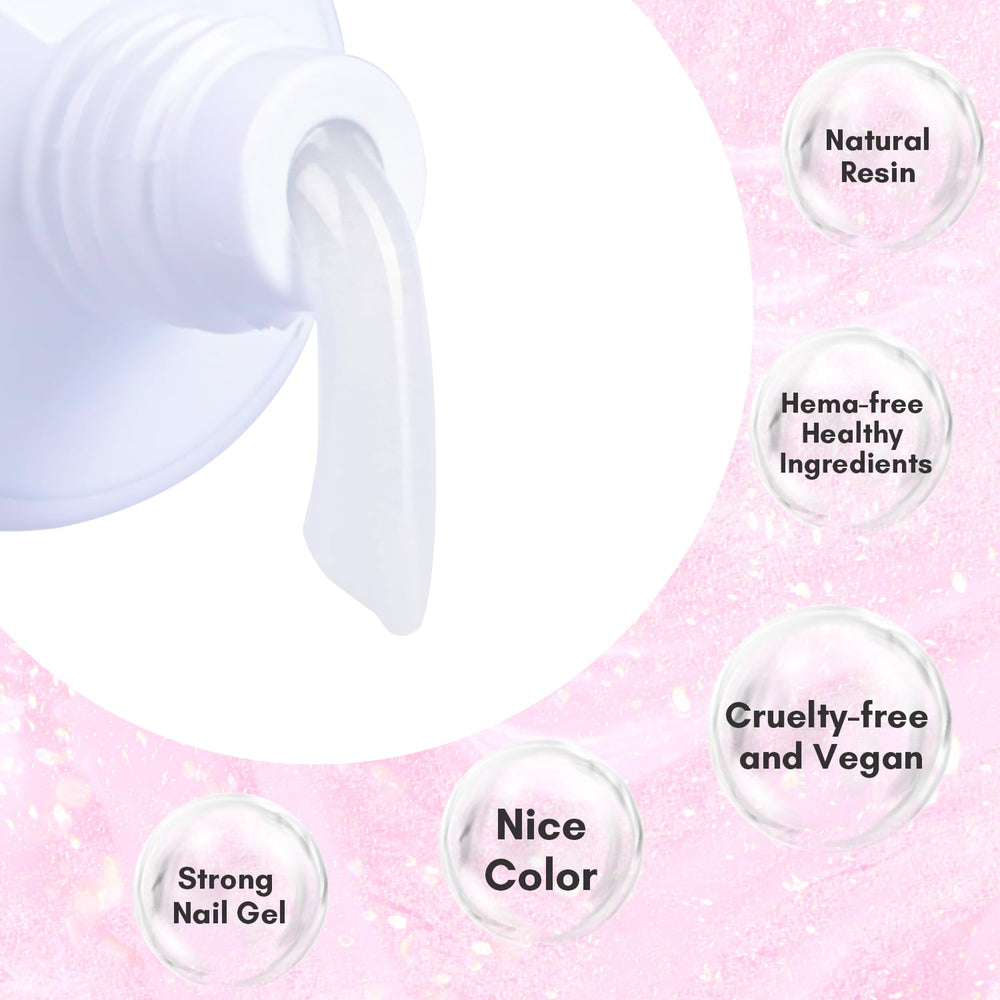 Makartt nail extension builder gel for strong nail length and durability