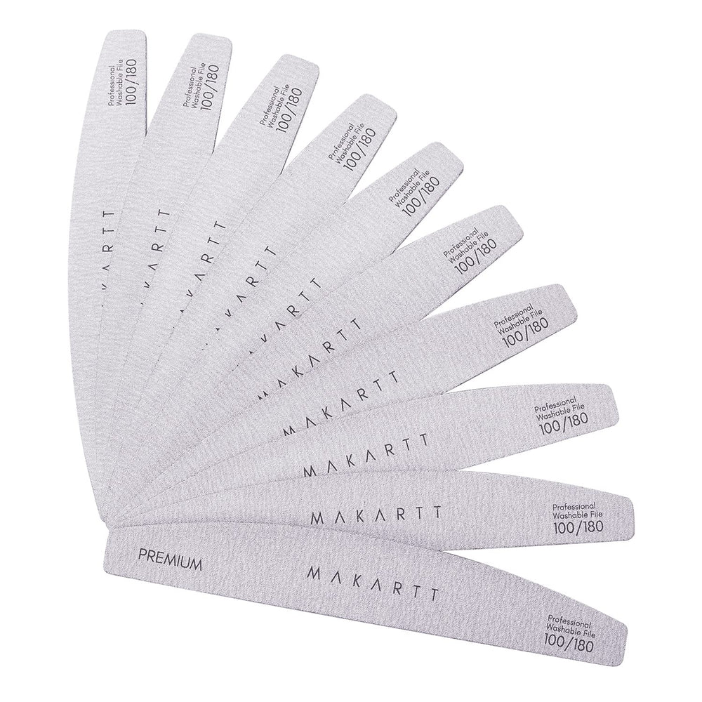 Makartt nail file 100/180 grit double-sided for versatile shaping and smoothing nails