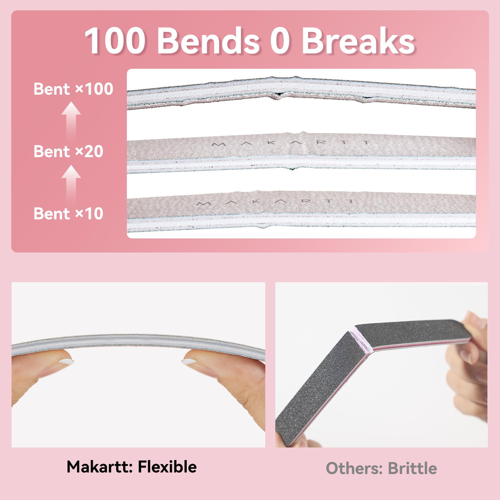 Makartt nail file washable reusable design ideal for salon and home use.