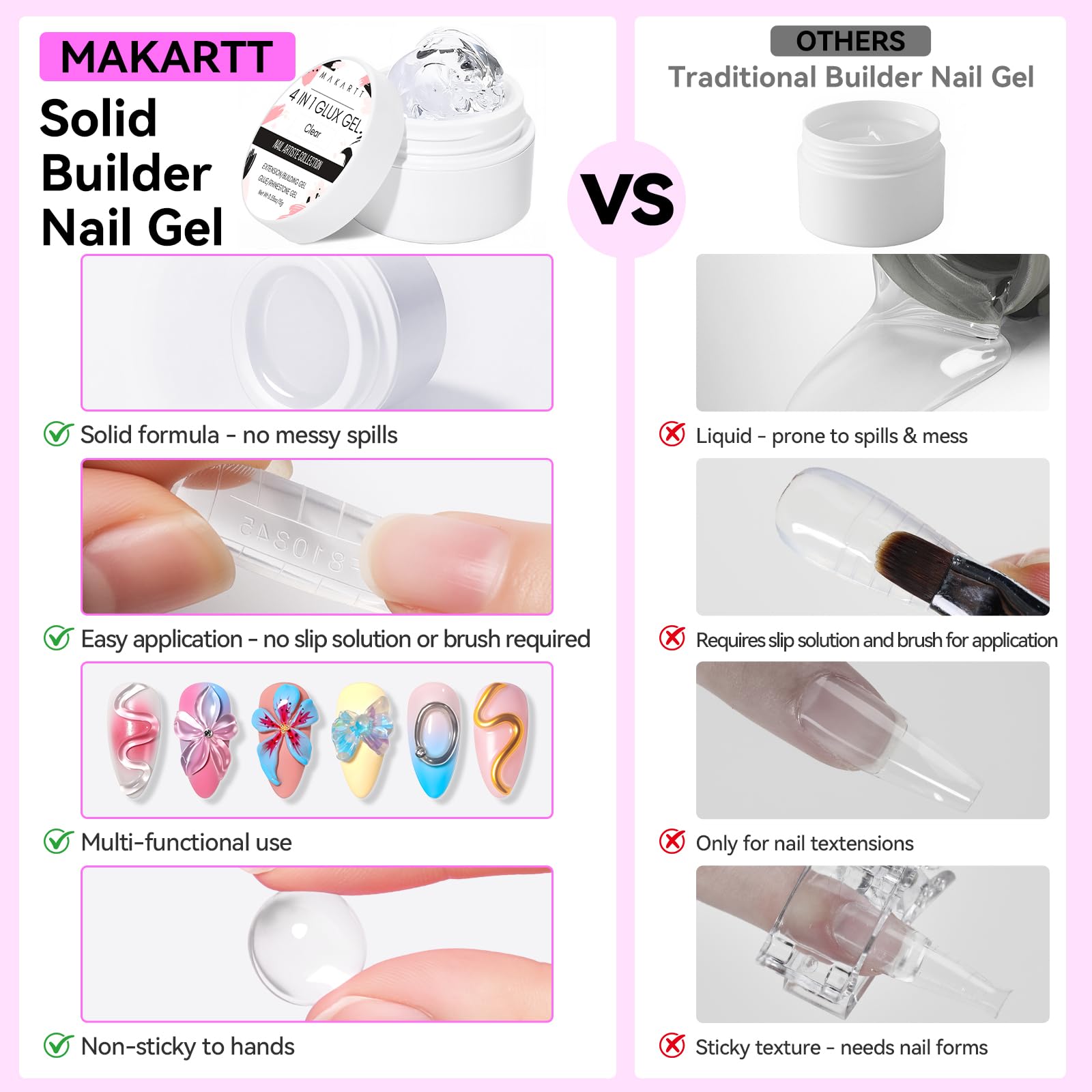 Makartt gel removal by filing for quick refresh