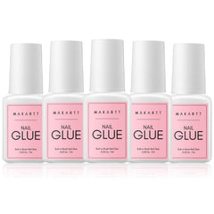 Makartt press-on nail glue bottle showing strong hold for long wear