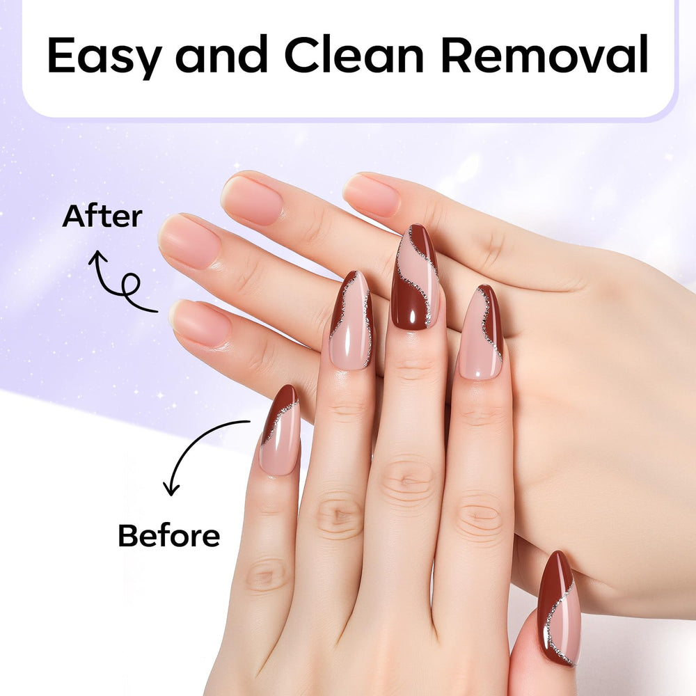 Makartt Nail Glue Remover two wooden sticks ready to lift tips without damage