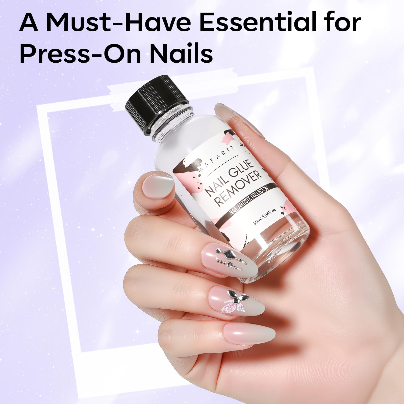 Makartt Nail Glue Remover warm tips guide for correct use