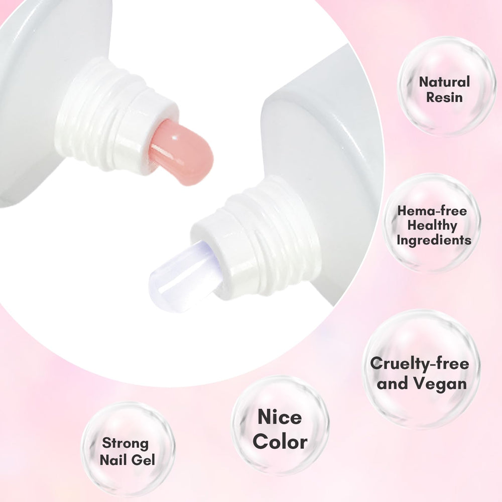 Makartt poly nail gel at-home DIY kit for manicure